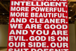 Арт Базель 2017: Barbara Kruger “Untitled (Our people are better than your people)” (1994-2017)