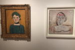 слева: Henri Matisse "Marguerite", справа: Pablo Picasso "Buste" (étude pour Les Demoiselles d'Avignon)