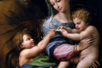 Raphael, Madonna of the Rose, 1518-1520