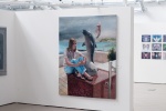 "Self portrait with dolphin", Elena Polyashchenko